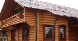 Строительство дома из оцилиндрованного бревна в Нальчике - от 136994 рублей
